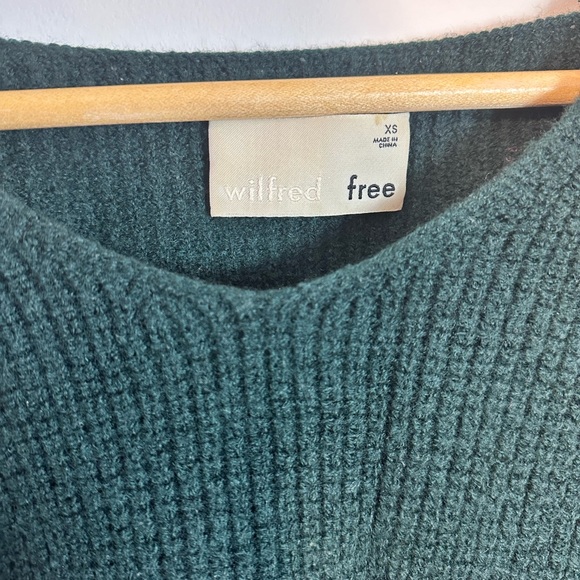 Wilfred Free Green Knit Sweater - Picture 4 of 5